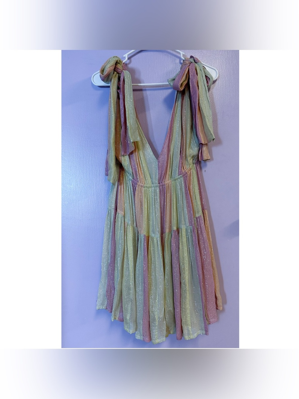 Sundress colorful sparkle Dress Size XS/S